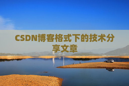 CSDN博客格式下的技术分享文章